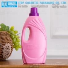 QB-LP1000 popular e bela cor personalizável boa qualidade 1000ml / 1L PEAD plástico lavanderia frasco detergente